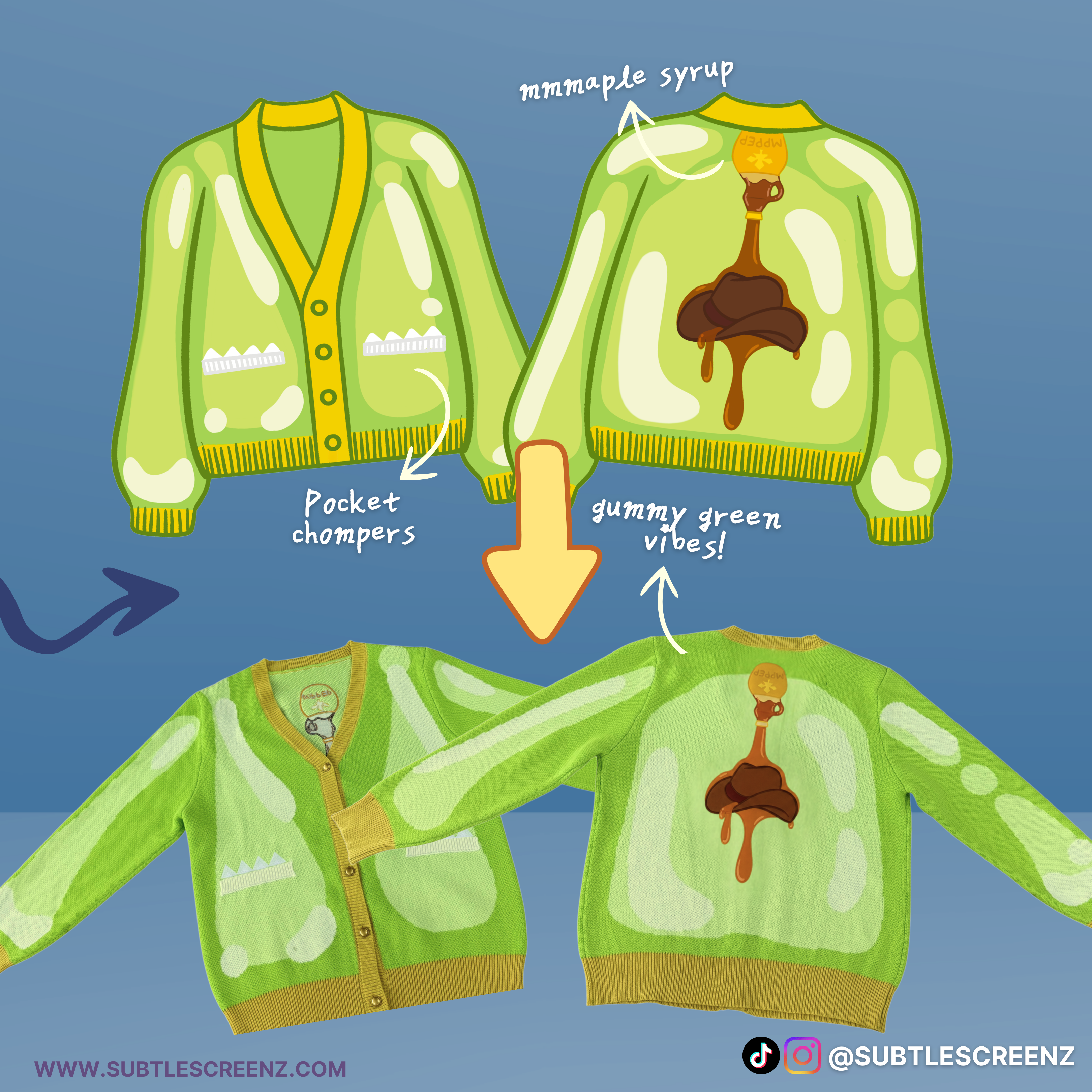 PREORDER: Gummi Gator Cardigan