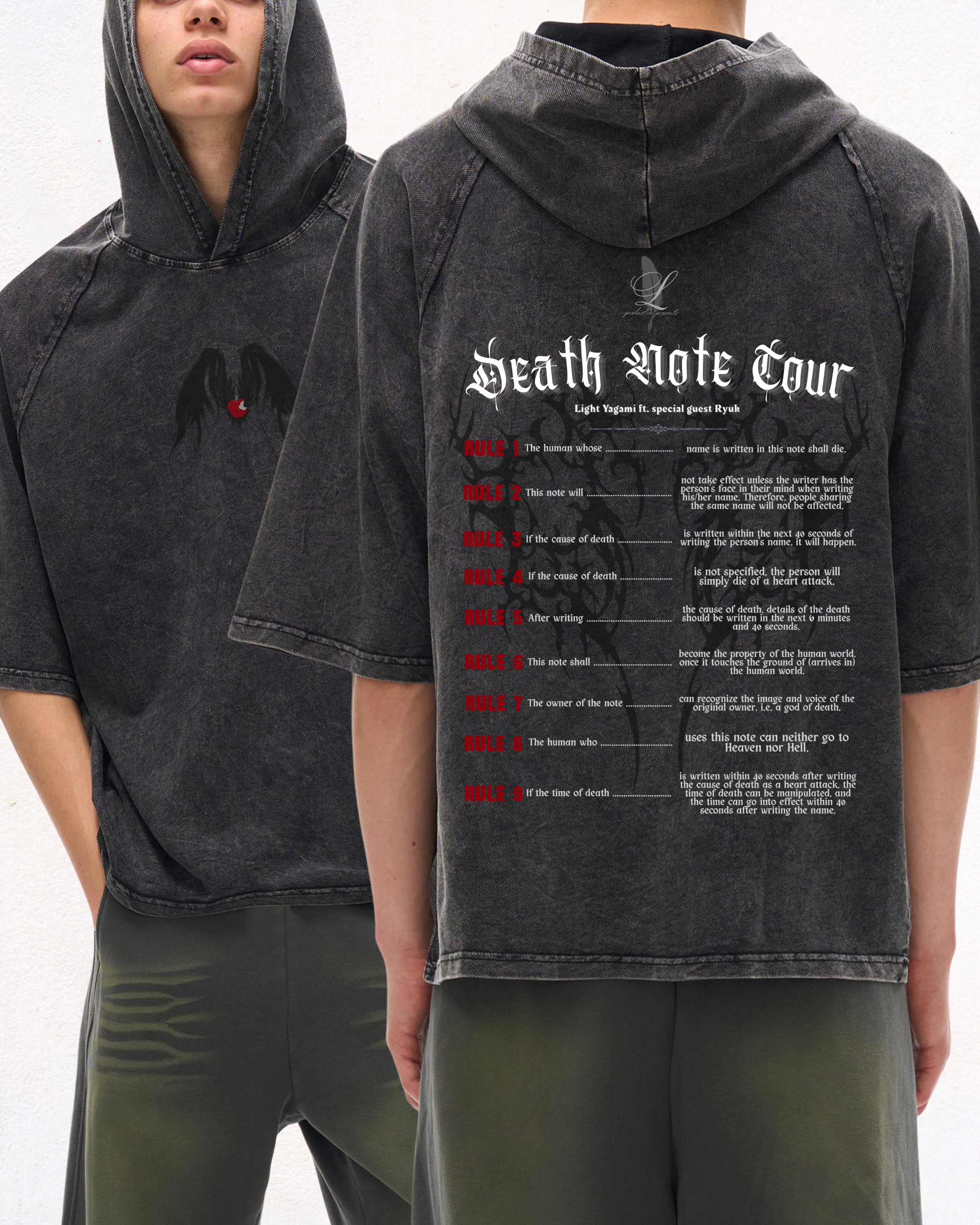 Death Metal Tour Hooded Tee