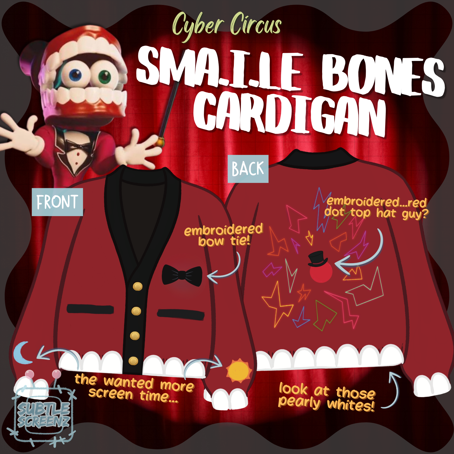 PREORDER: Sma.i.le Bones Cardigan