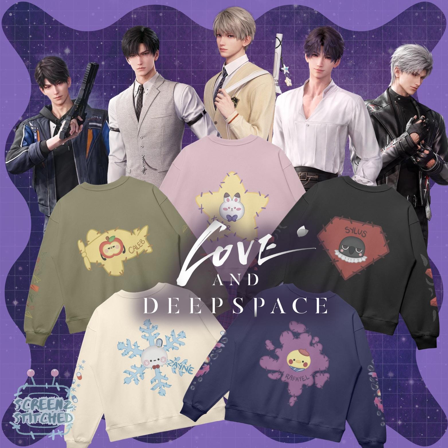 Love and Deepspace Character Sweatshirt