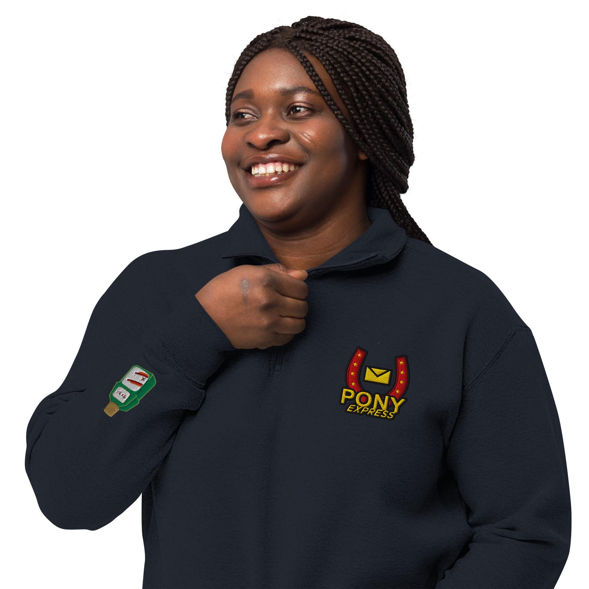 Pony-Crew Quarter Zip – SUBTLE SCREENZ