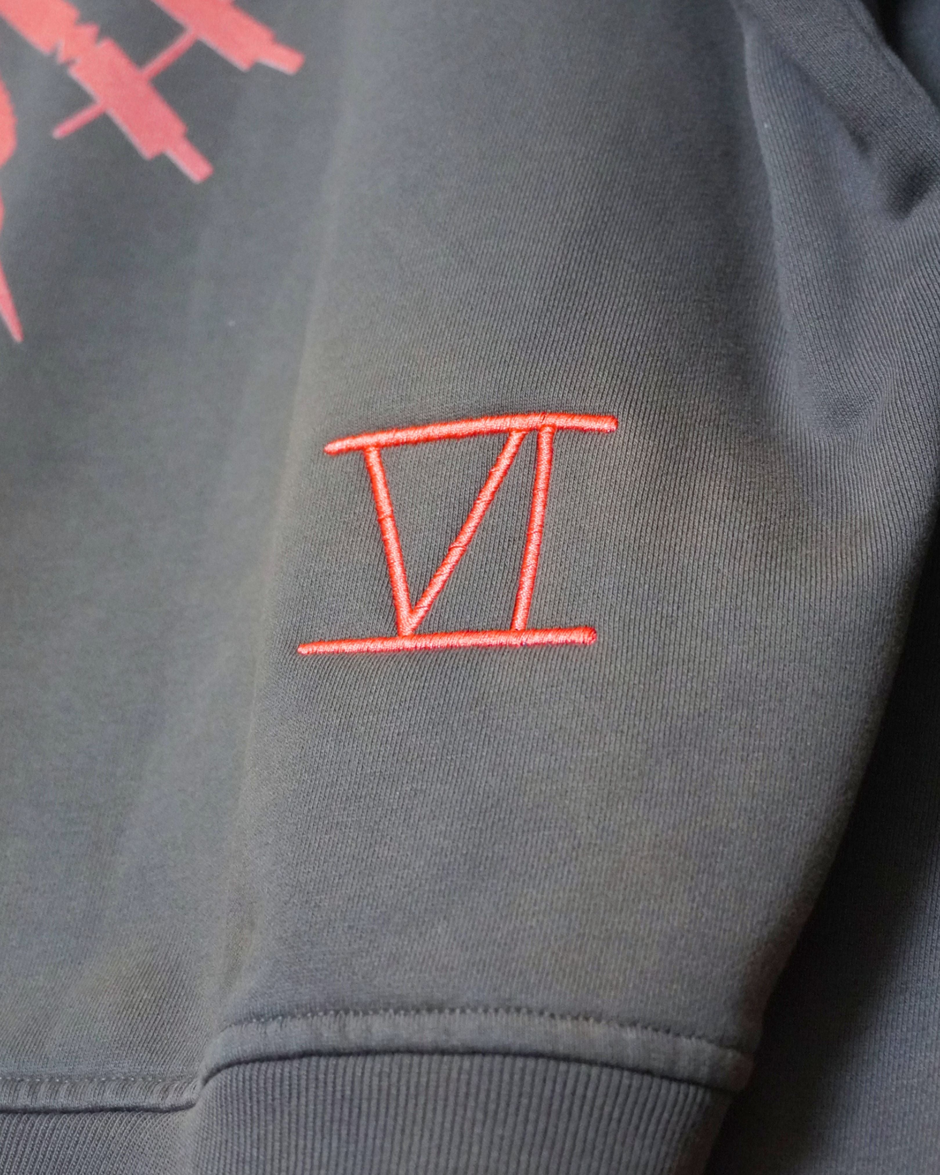 Pit Vightor “Violet Arcane” Distressed Full Zip Hoodie