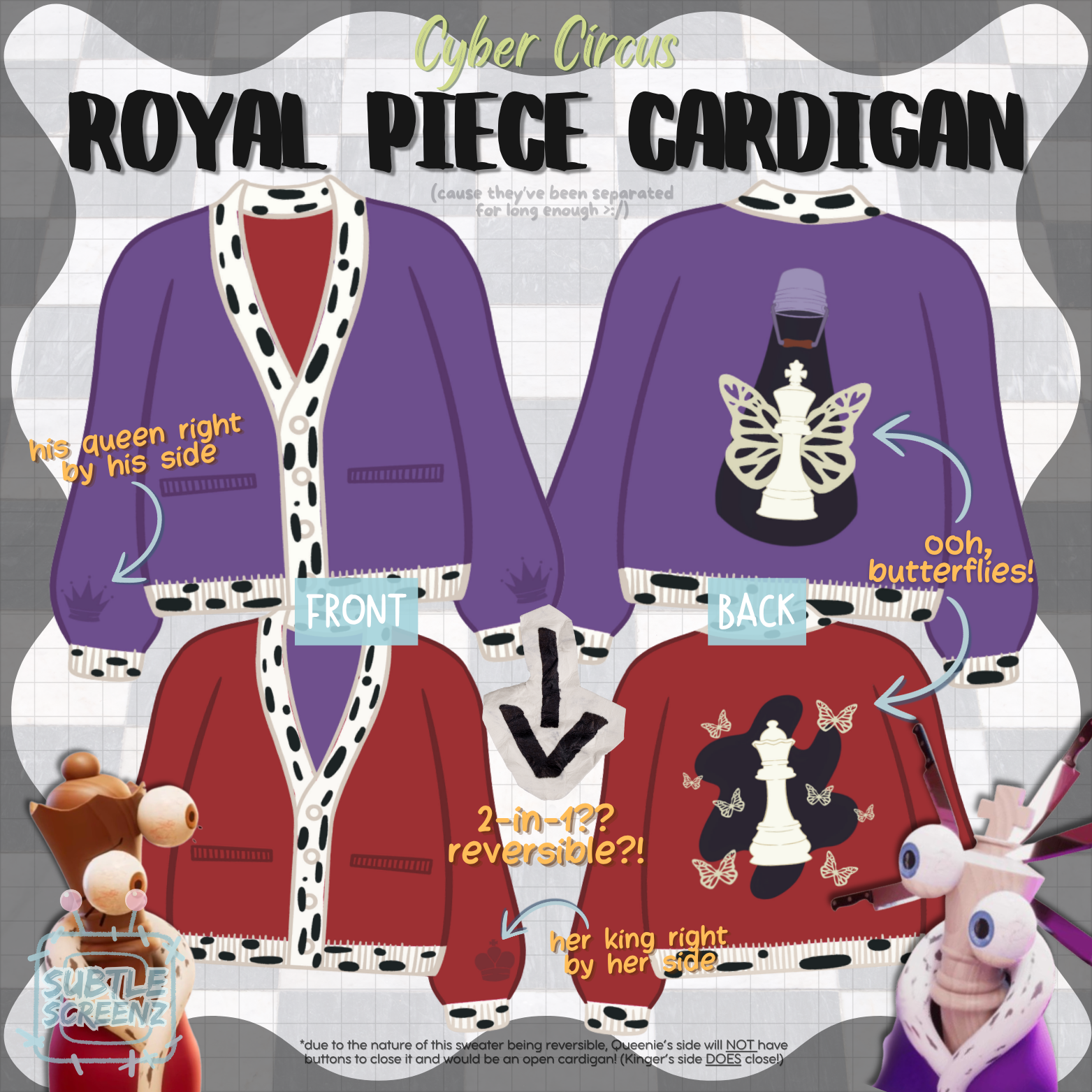 PREORDER: Royal Piece Cardigan