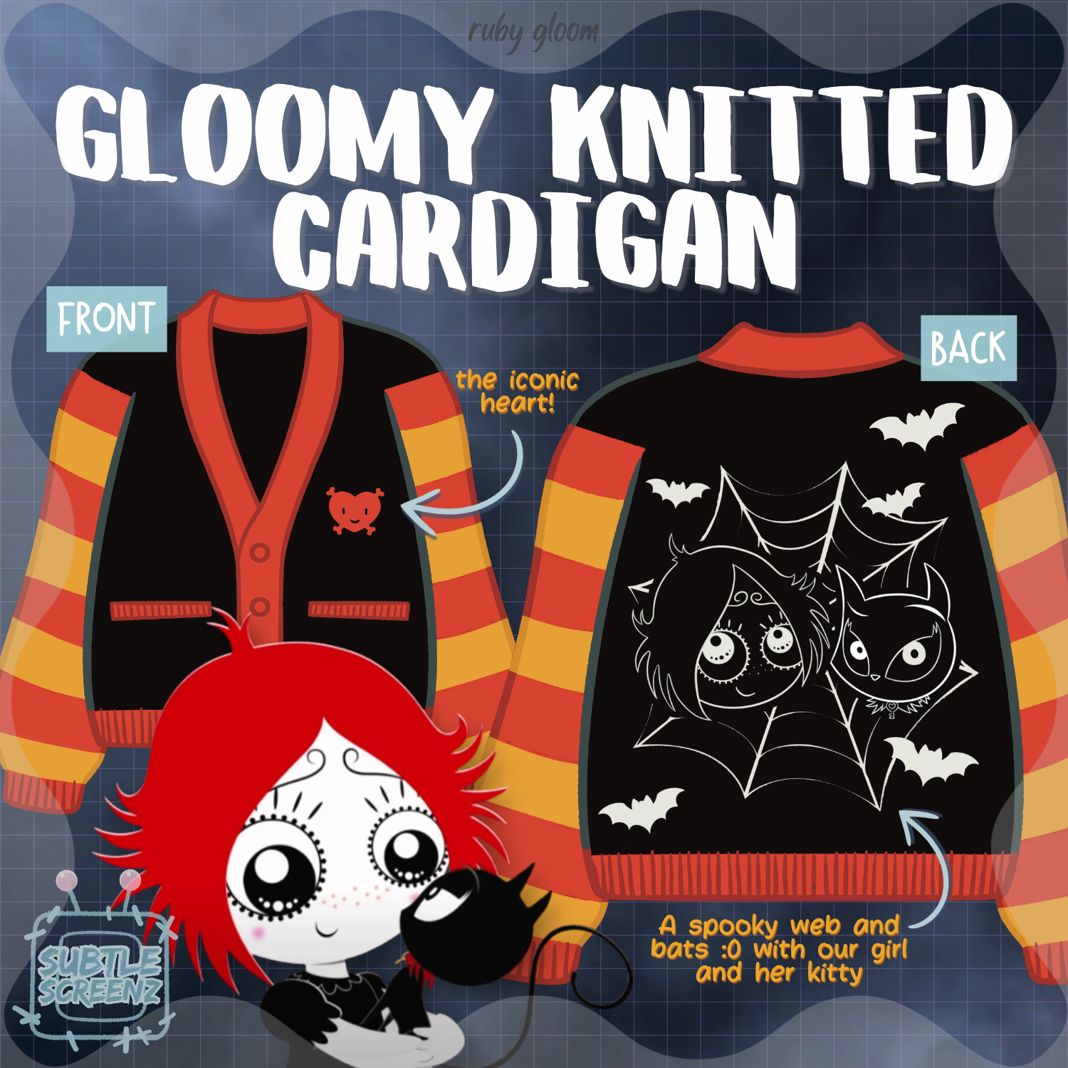 Gloomy Knitted Cardigan