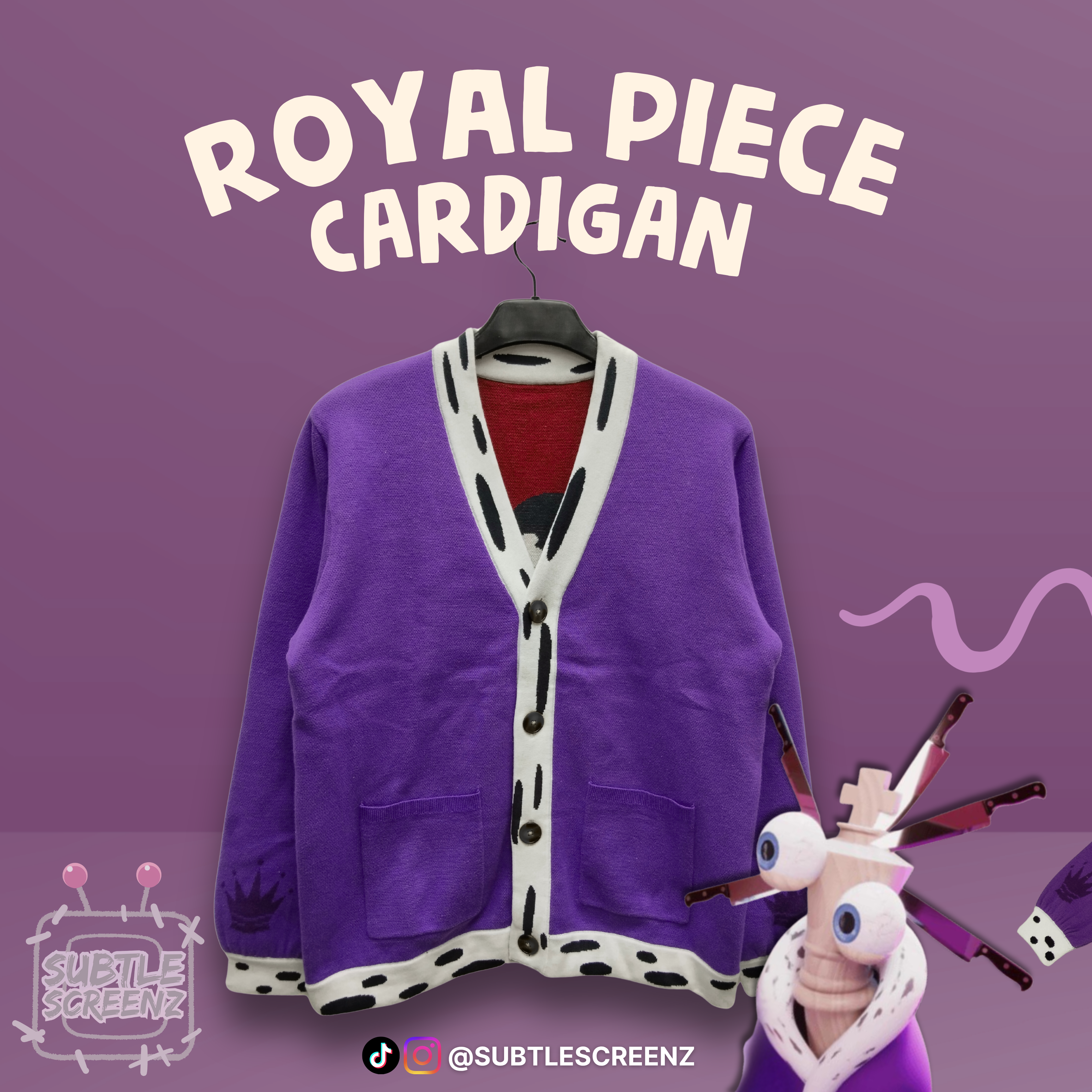 PREORDER: Royal Piece Cardigan