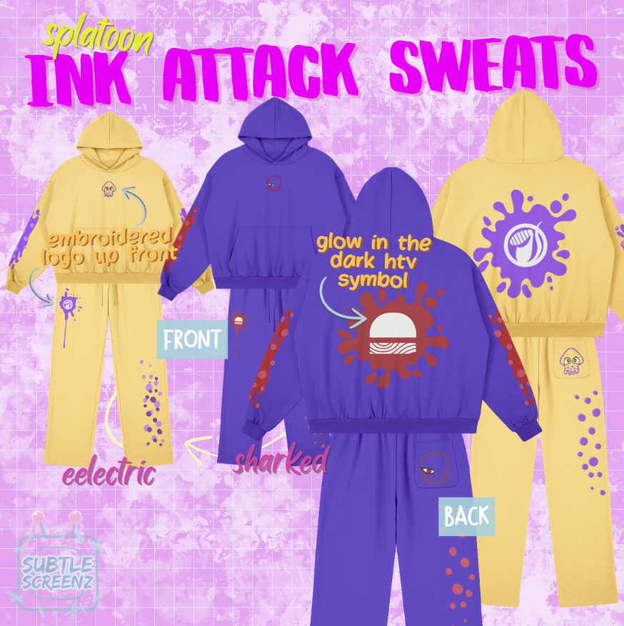 Ink Attack Sweat Set