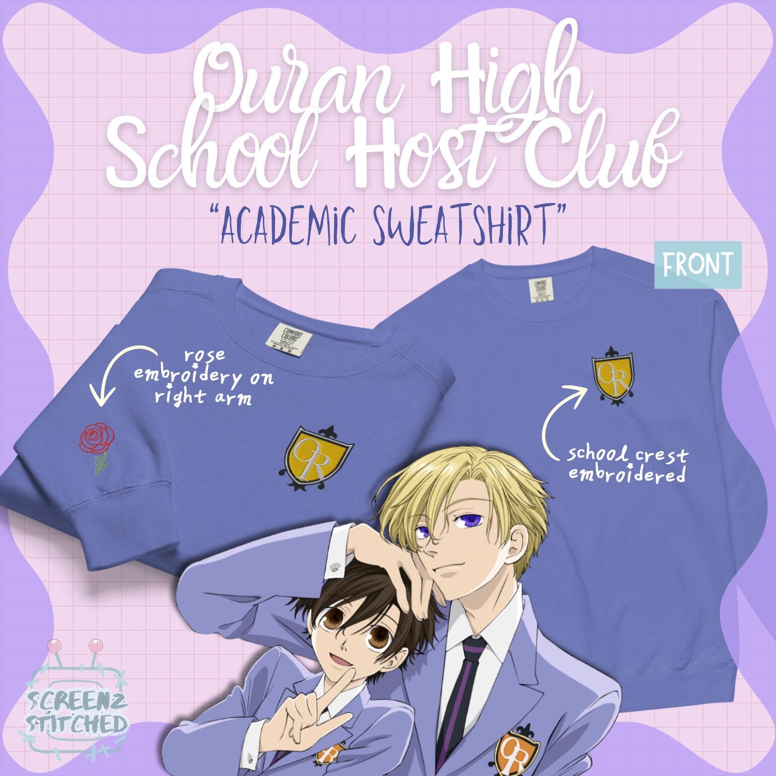 Ouran Academy Uniform Sweatshirt