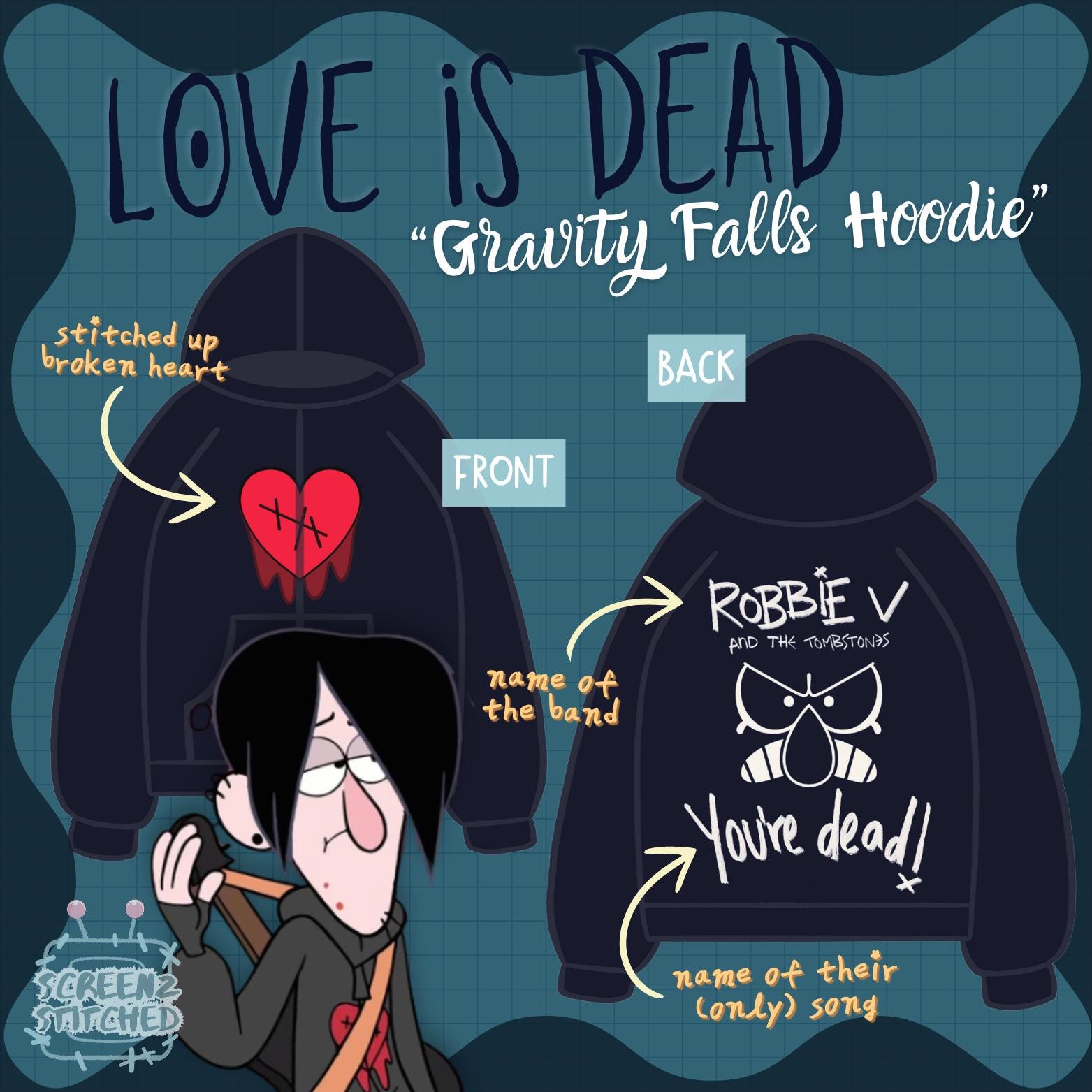 Love is Dead Hoodie