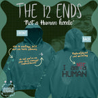 The 12 Ends Oversized Hoodie | “Not a Human” Edition Horror Games