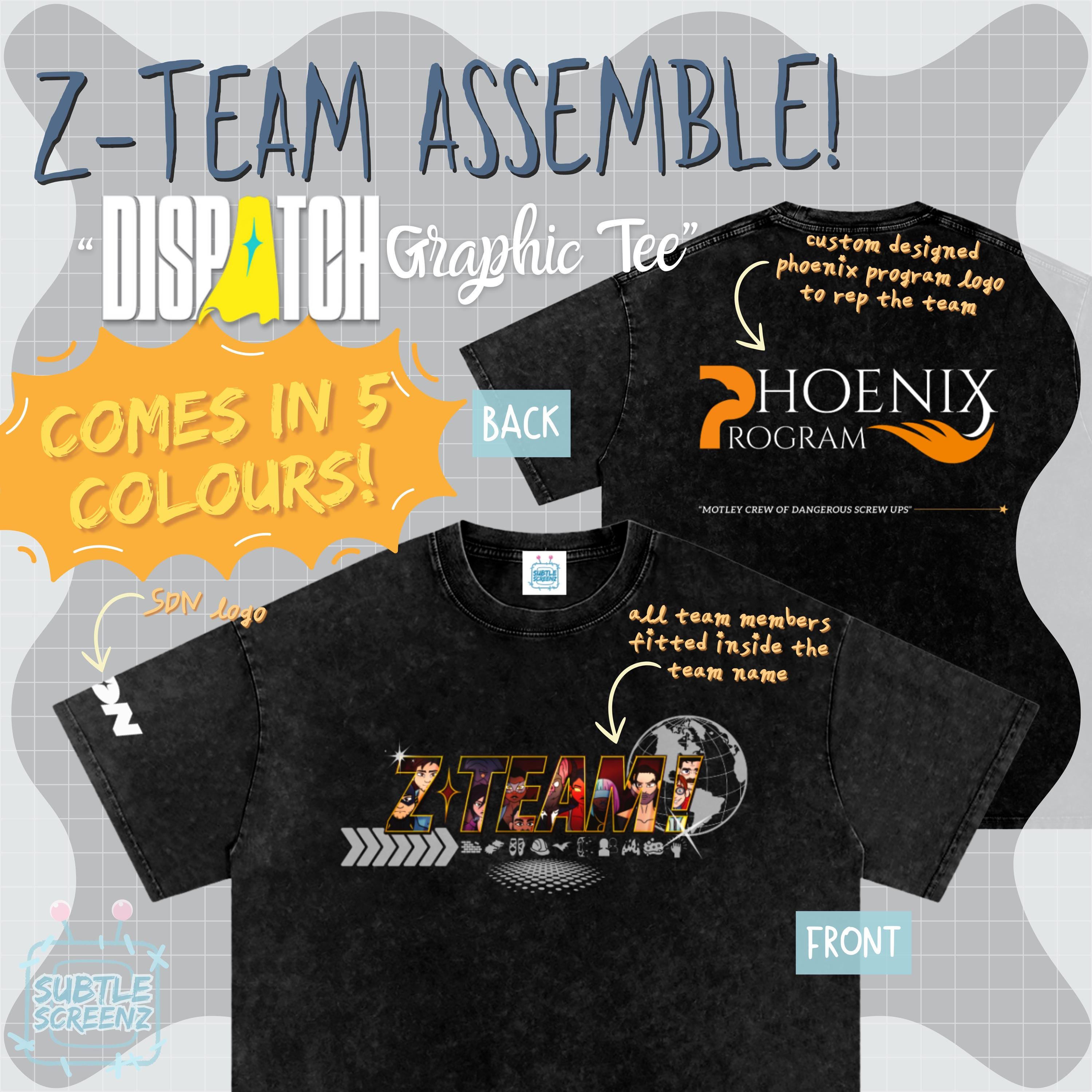 Z-TEAM Assemble “Dispatch” Oversized Graphic Tee | SDN